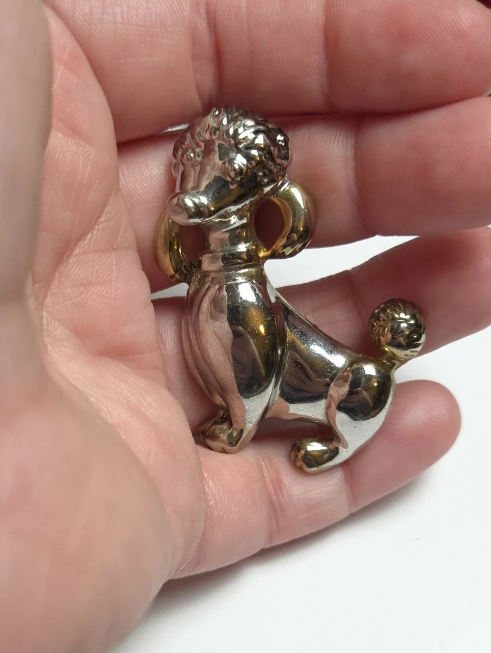 Vintage silver gold